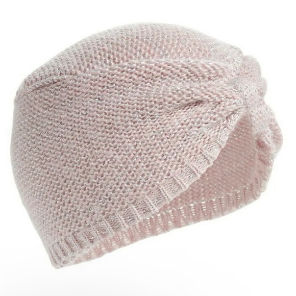 Leith Shimmer Turban 👳♀️ Bronze w Cream + Silver Tones Glimmer GR8 Gift NWT - Picture 5 of 10